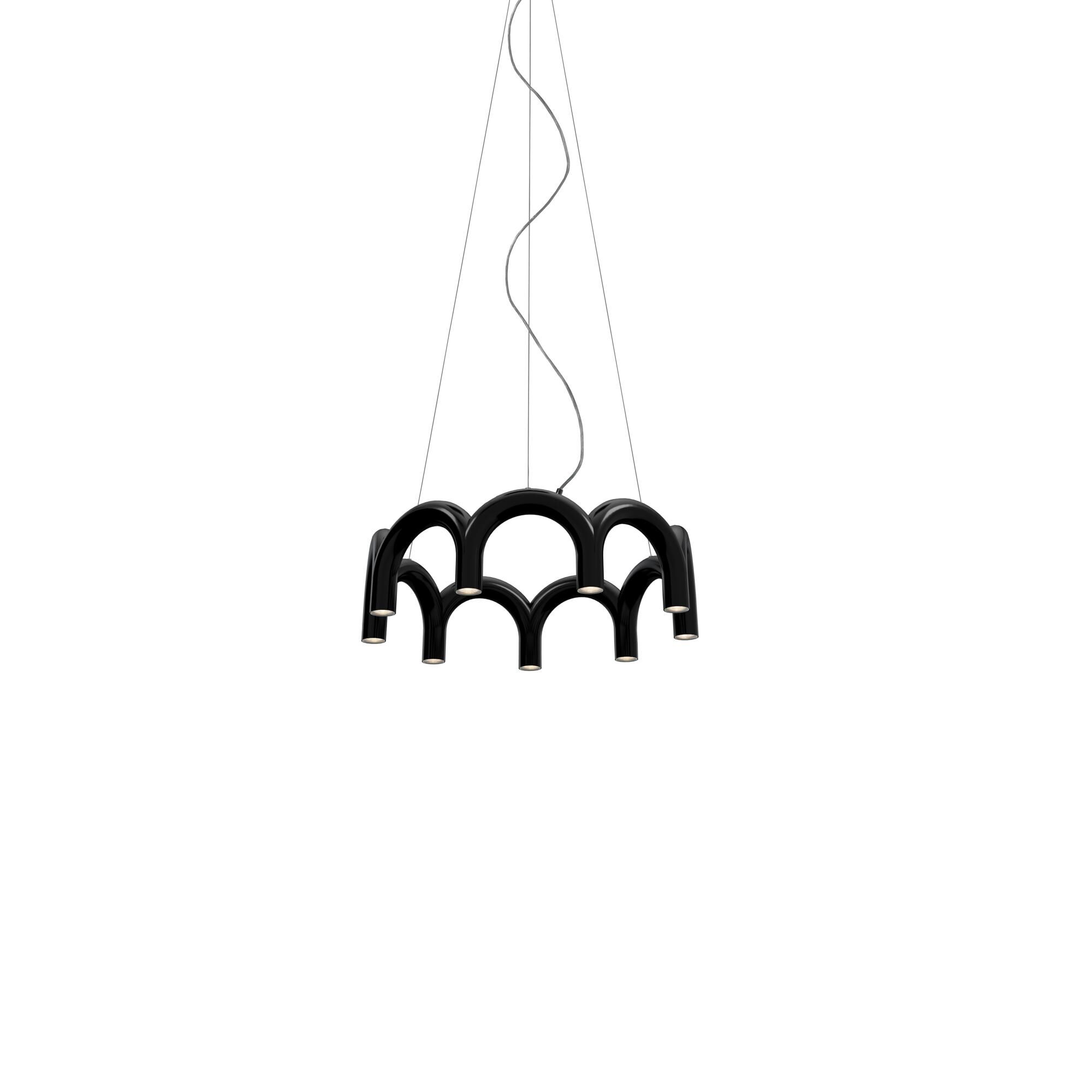 ARCH CIRCLE Taklampa Svart