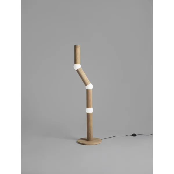 LIGHTBONE Floor Lamp Natural Oak