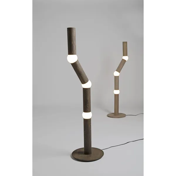 LIGHTBONE Floor Lamp Natural Oak