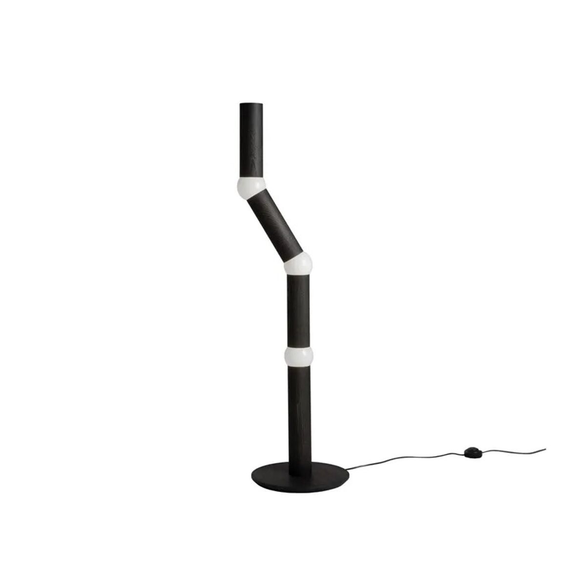 LIGHTBONE Floor Lamp Black Oak