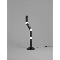LIGHTBONE Floor Lamp Black Oak