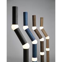 LIGHTBONE Floor Lamp Cobalt Blue Oak