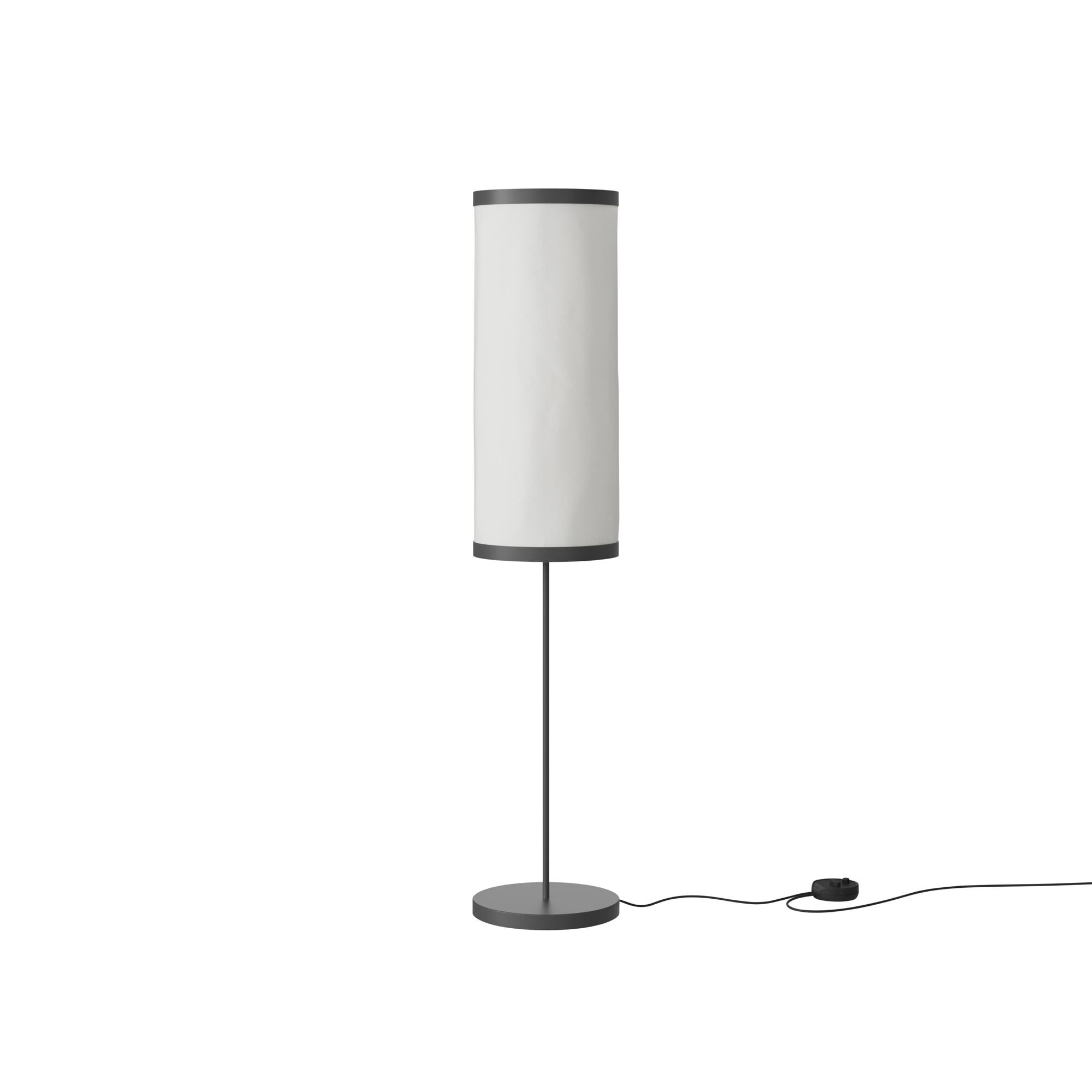 Isol 30/76 Golvlampa Svart