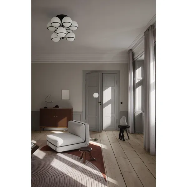 Model 1081 Lampadaire 182 cm Noir