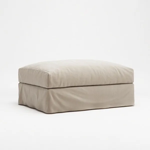 Le Grand Air Footstool Beige