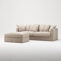 Le Grand Air Footstool Beige