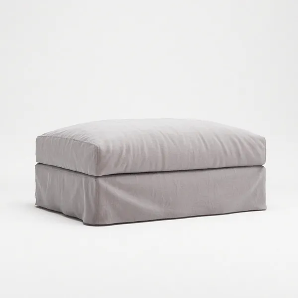 Le Grand Air Footstool Misty Grey