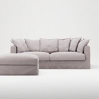 Le Grand Air Footstool Misty Grey