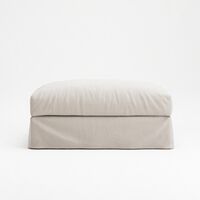 Le Grand Air Fußhocker Cremeweiß