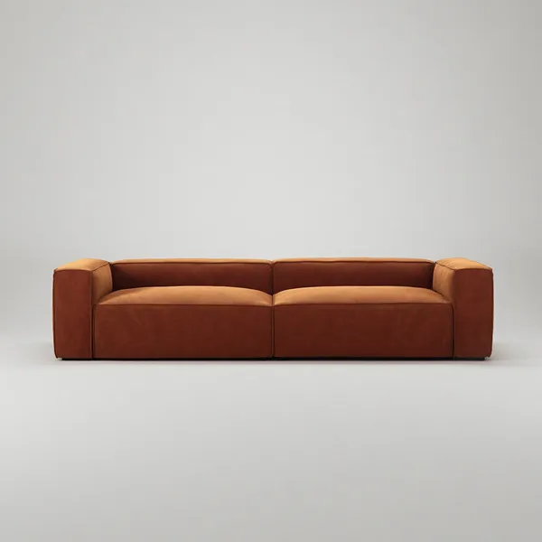 Grand 4-Seater Sofa Copper