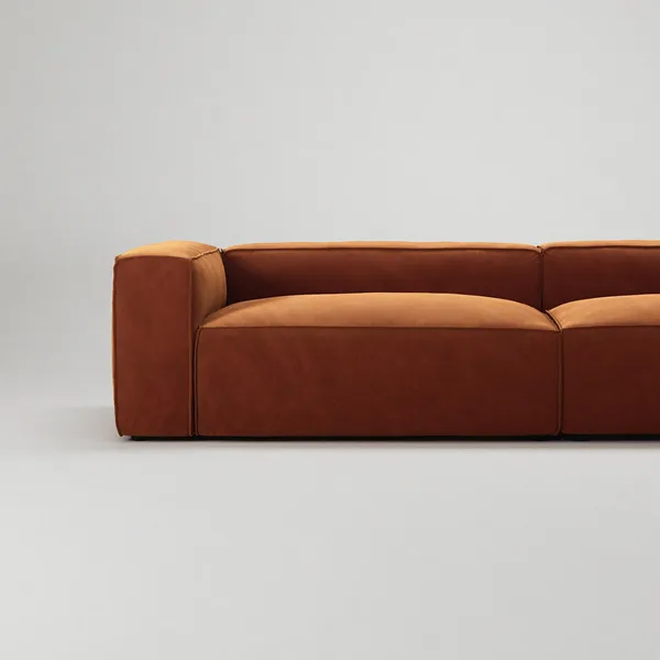 Grand 4-Seater Sofa Copper