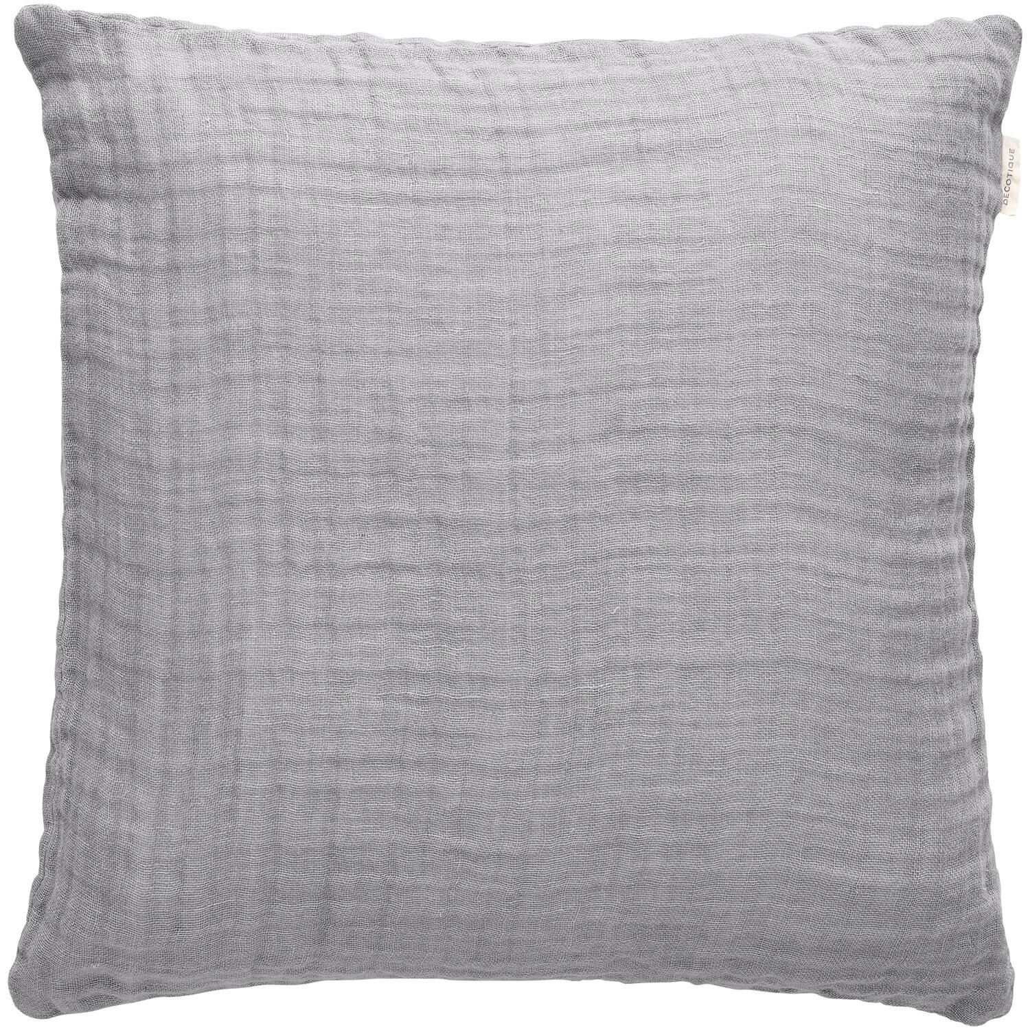 Crinkle Kissen 50x50 Grau