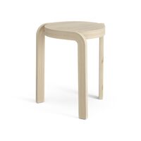 Spin Stool Clear Lacquered Ash