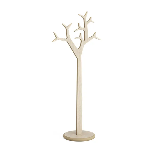 Tree Clothes Stand H194 White-Pigmented Oak
