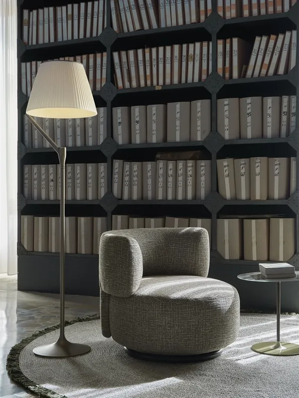 Angelo Stone Floor Lamp Copper