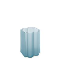 Okra Vase Low Sky Blue