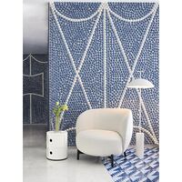 LUNAM CURLY Fauteuil Wit