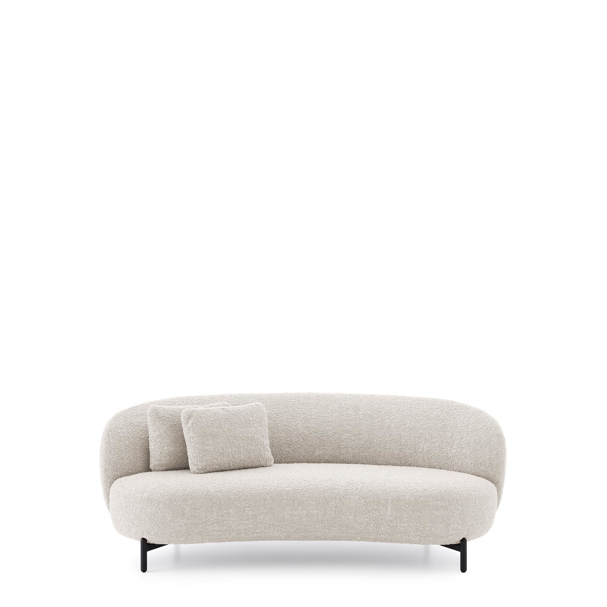 LUNAM CURLY Sofa Hvid