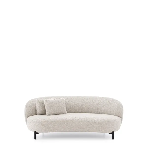 LUNAM CURLY Sofa Hvid