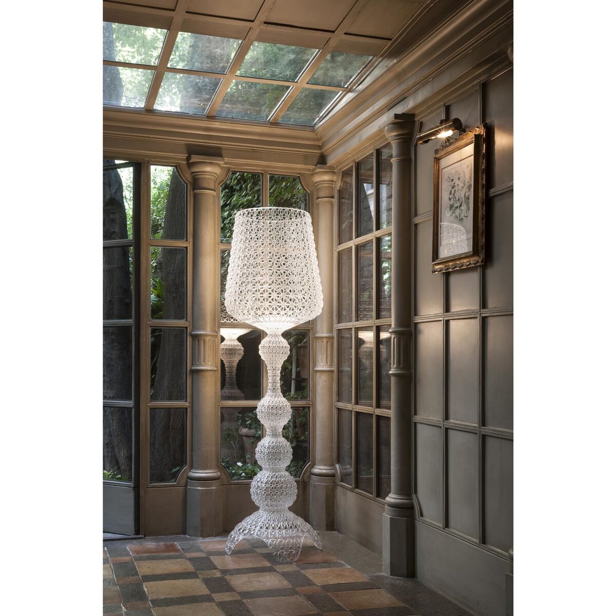 KABUKI Vloerlamp Wit