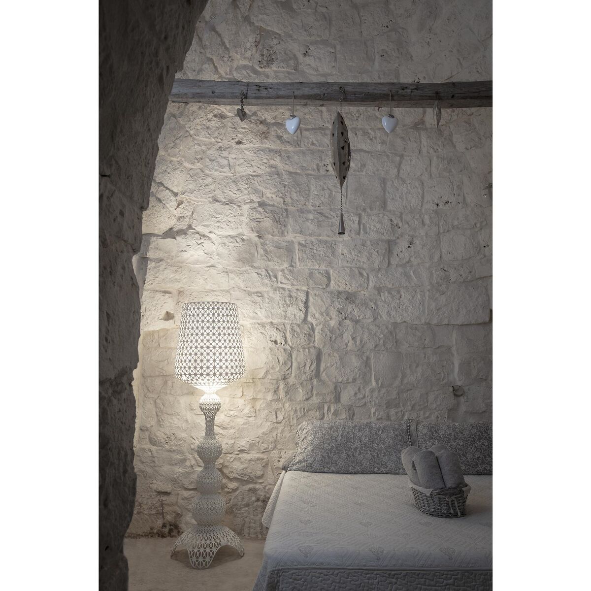 KABUKI Vloerlamp Wit