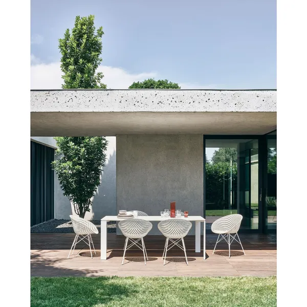 FOUR Gartentisch L190 Weiß