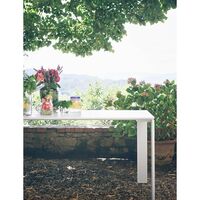 FOUR Tuintafel L223 Wit
