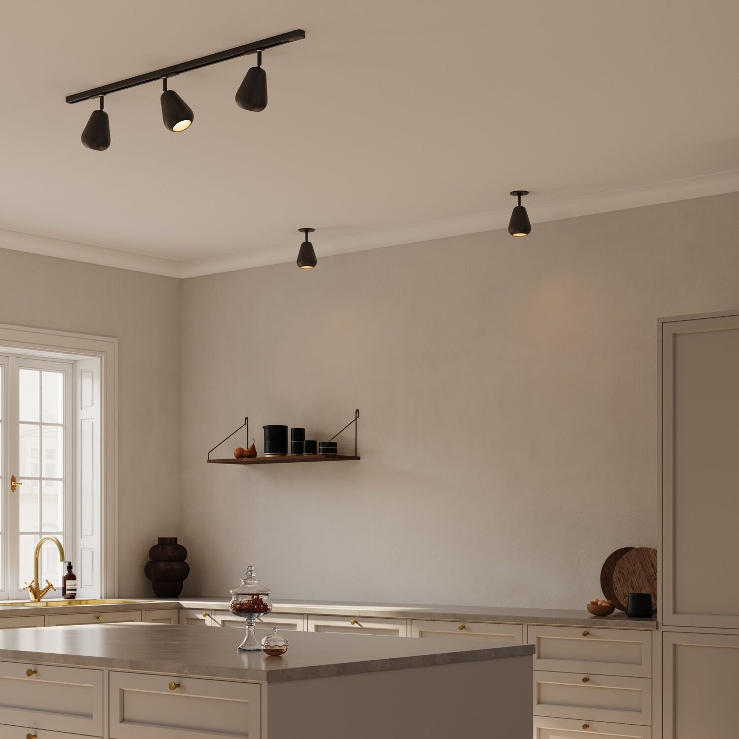 Anoli Spot Innfelt Sort