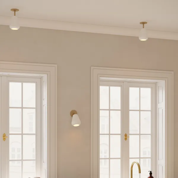 Anoli Spot Recessed Nordisk Guld/Hvid