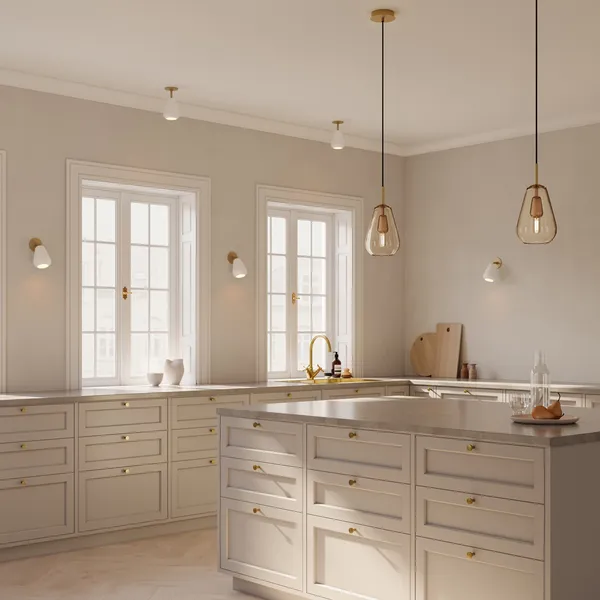 Anoli Spot Recessed Nordisk Guld/Hvid