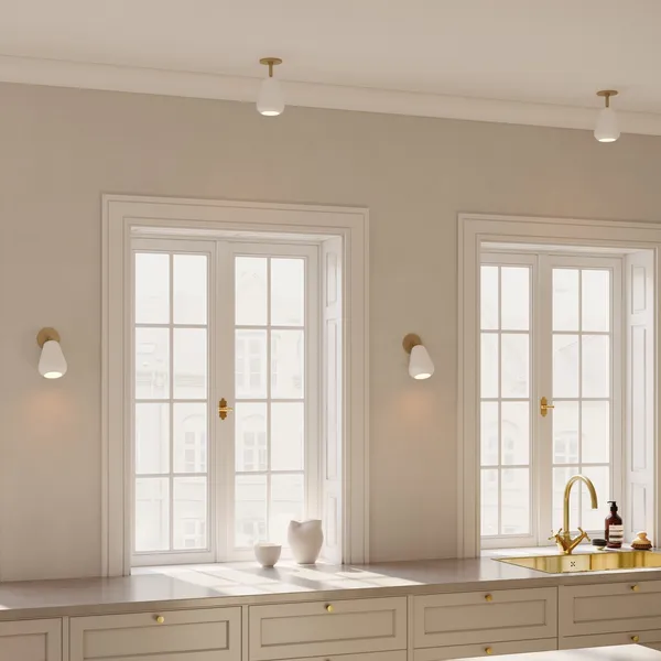 Anoli Spot Recessed Nordisk Guld/Hvid