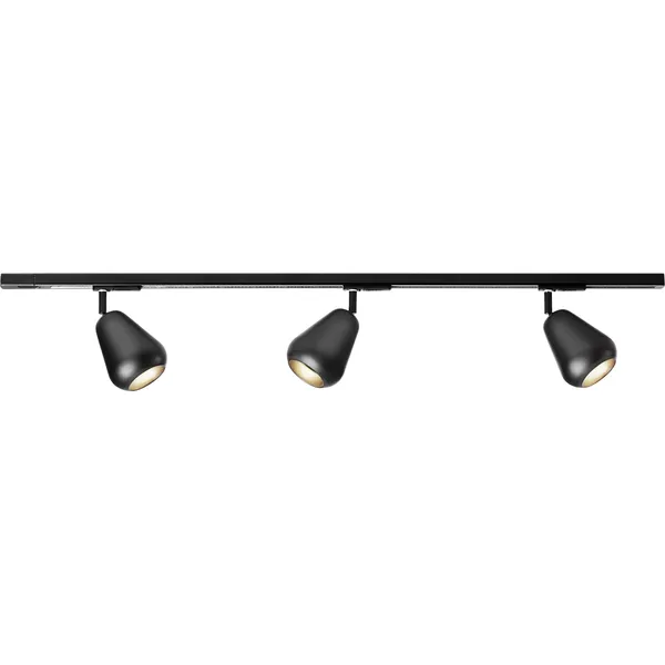 Anoli Spot Track Med Lamper 3 Stk. Sort