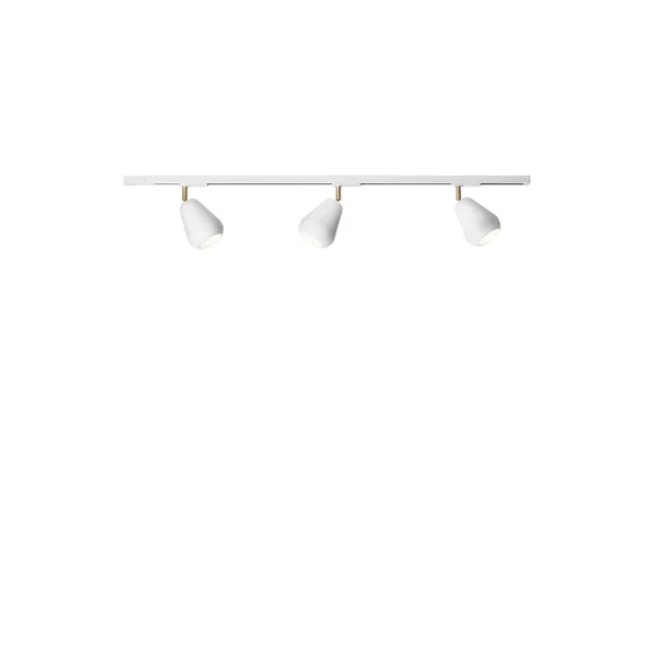 Anoli Spot Track con Lampade 3 Pezzi Nordic Gold/ Bianco