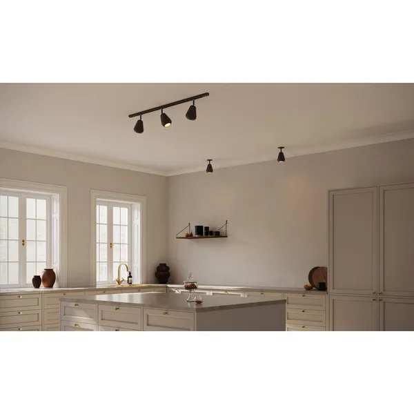 Anoli Spot Track con Lampade 3 Pezzi Nordic Gold/ Bianco