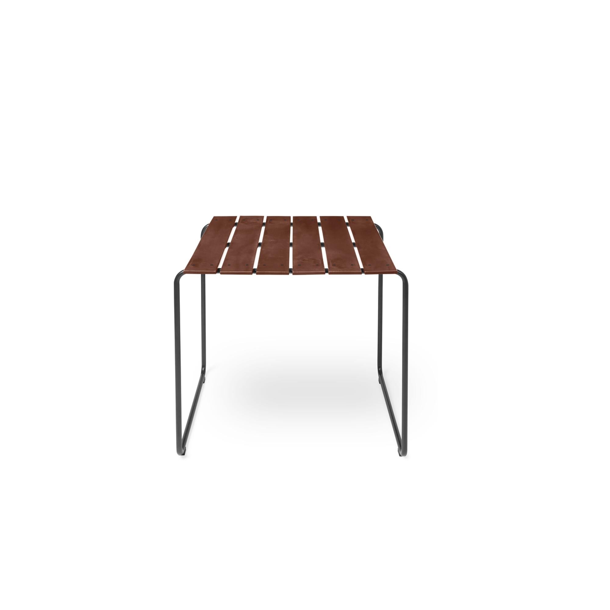 Table Ocean 70x70 Rouge Brûlé