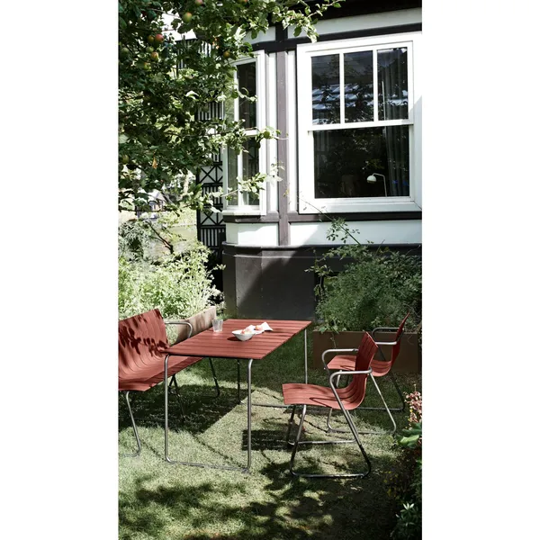 Ocean Table 140x70 Burnt Red
