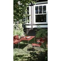 Ocean Table 140x70 Burnt Red