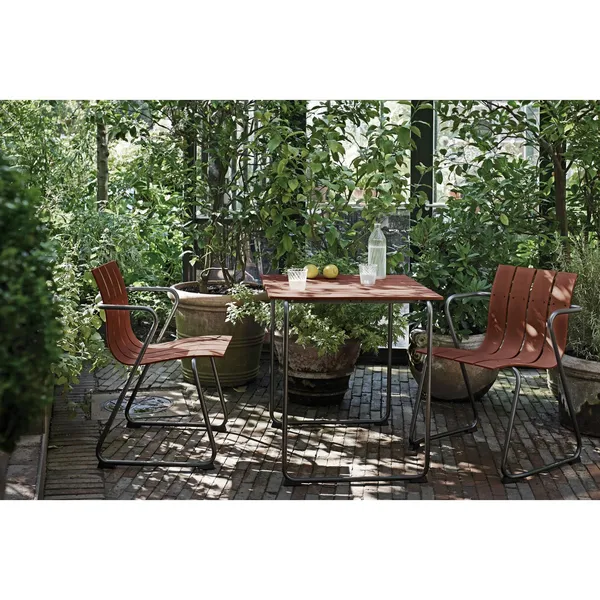 Ocean Fauteuil Verbrand Rood