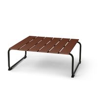Ocean Lounge Table Burnt Red