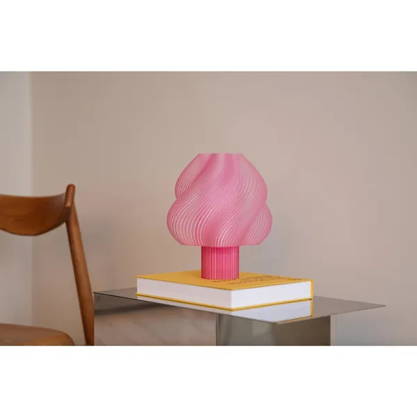 Crème Atelier Softeis Tragbare Lampe Rosensorbet