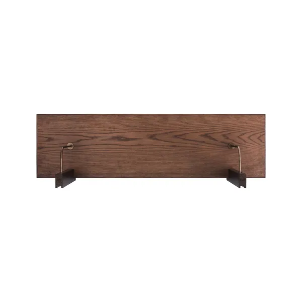 Corbel Shelf Long Dark Stained Oak