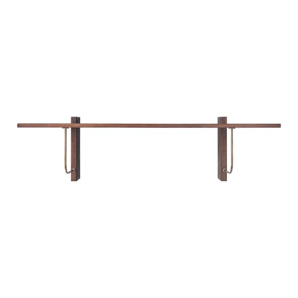 Corbel Wall Desk Dark Stained Oak