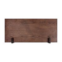 Corbel Wall Desk Dark Stained Oak