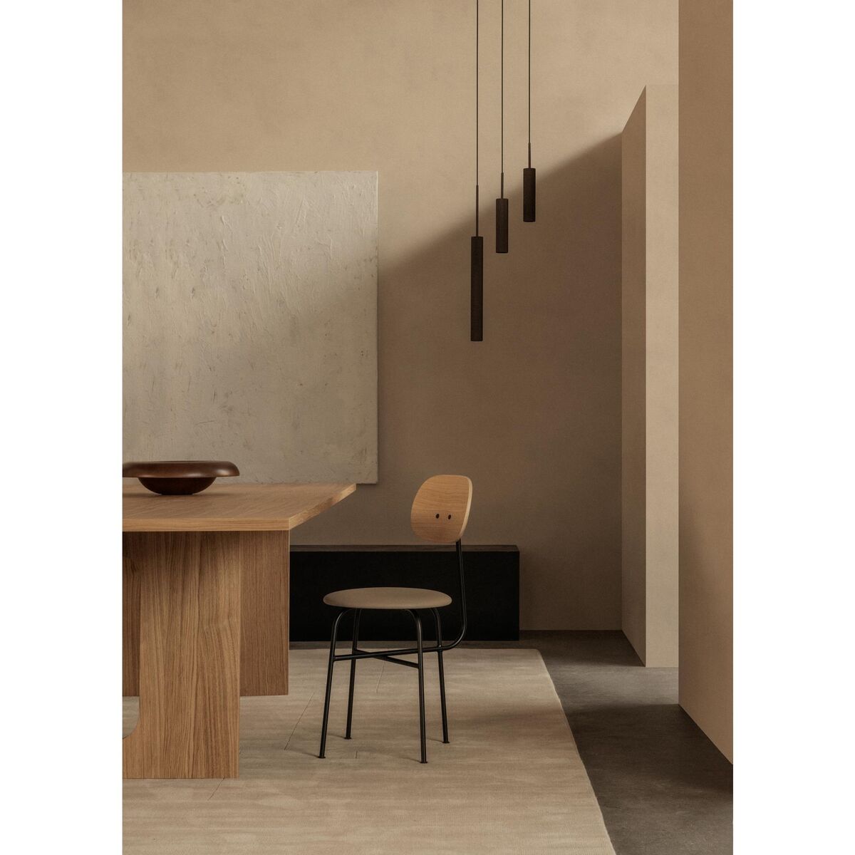 Tubular Pendant H48 Aluminum/ Anodized Bronze