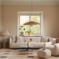 Lauren Tafellamp H77 Wit/Natural
