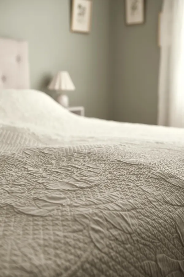 Elena Bedspread 260x260 White