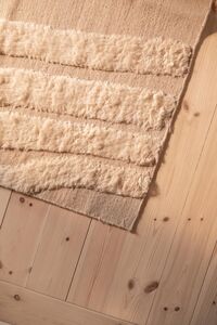 Flow Teppich 250x350 Beige