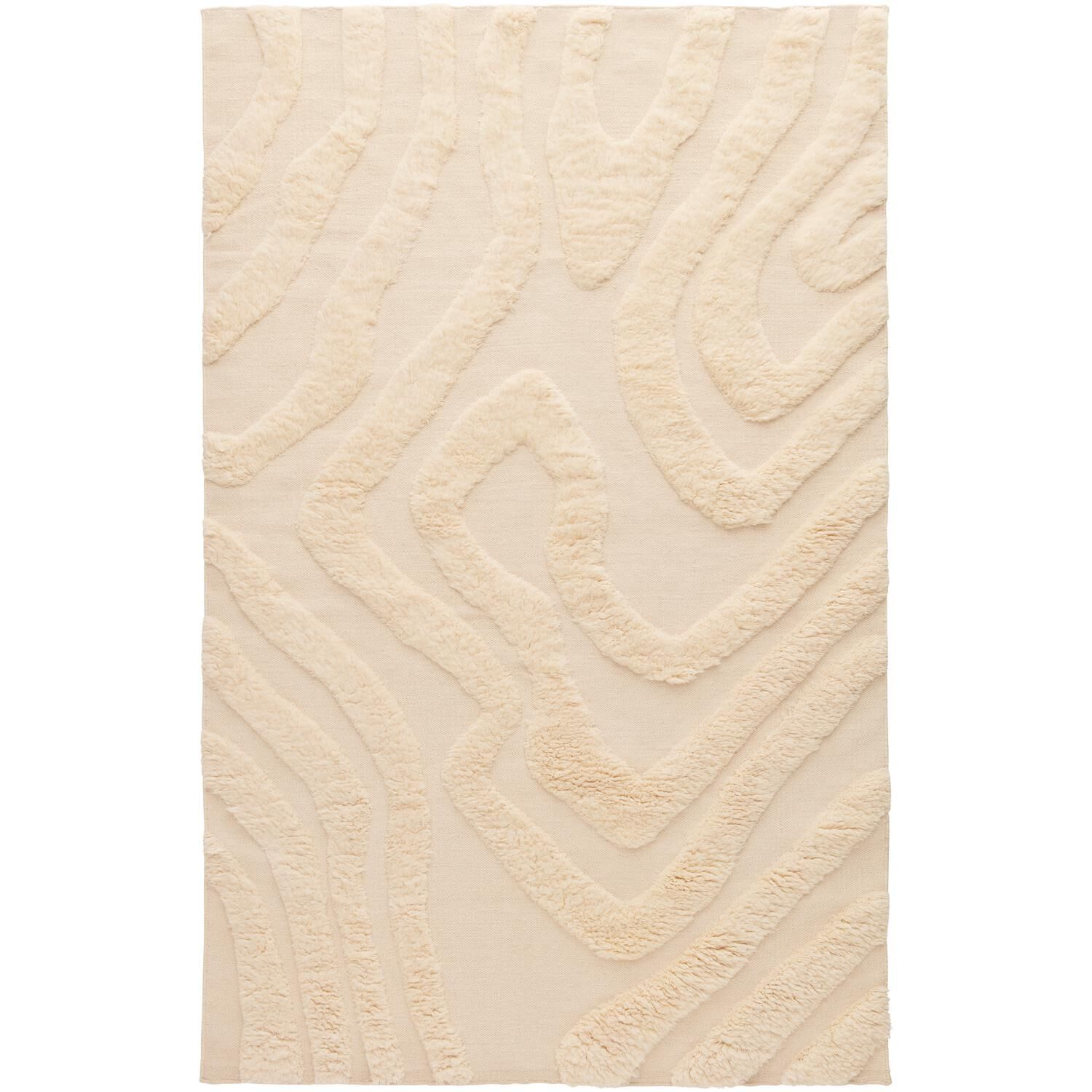 Flow Tapis 250x350 Blanc Cassé