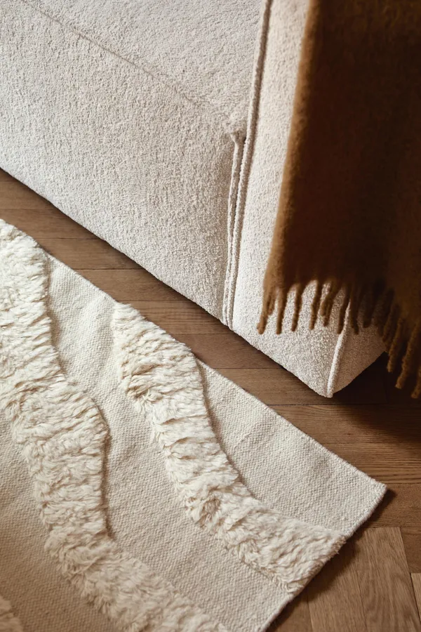 Flow Teppich 250x350 Off-White