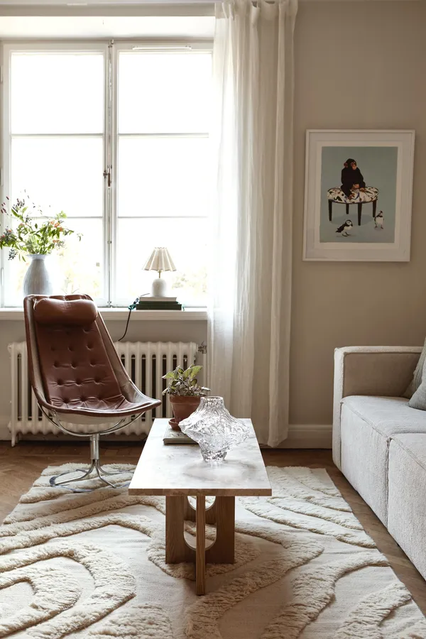 Flow Teppich 250x350 Off-White